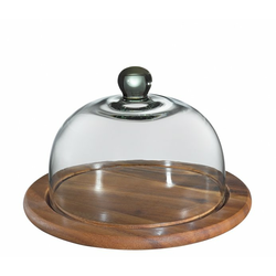 ZASSENHAUS kuhinjska deska s pokrovom (25cm), temno rjava