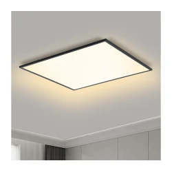 Brilagi - LED prigušiva svetiljka SLIMFRAME LED/58W/230V 60x60 cm crna + daljinski upravljač