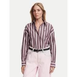 Tommy Jeans Srajca Essential DW0DW23340 Vijolična Oversize