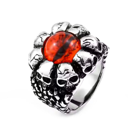 Prstan Bloody Dragons Eye - SS8-608R Red