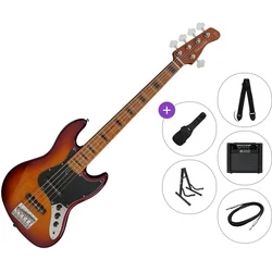 Sire Marcus Miller V5 Alder-5 Premium SET Tobacco Sunburst 5 strunska bas kitara