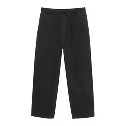 Pull&Bear Kavbojke  črn denim