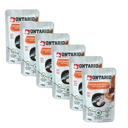 Ontario Cat chicken and codfish 6x80 g