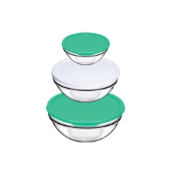 Činija chef s sa poklopcem 14/17/20cm set 3/1