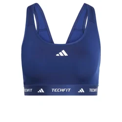 ADIDAS PERFORMANCE Športni nederček TECHFIT temno modra/bela