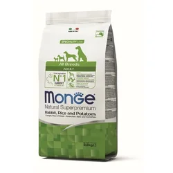 Monge Hrana za odrasle pse, Zečetina, pirinač i krompir, 2.5kg