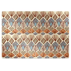 Decormat Podloga za stol Ethnic brown pattern 140x100 cm 2 cm