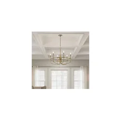 Kichler KL-CAPITOL-HILL6-PNBR - Luster na lancu CAPITOL HILL 6xE14/40W/230V