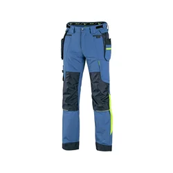 CANIS Radne pantalone Naos HV žuta/ plava