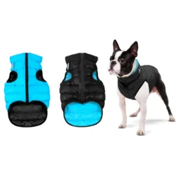 AIRY VEST Jakna za pse sa dva lica Black & Blue S 35