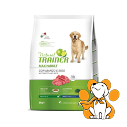 Natural Trainer Dog Maxi Adult Beef 3kg, Hrana Za Odrasle Pse Sa Govedinom