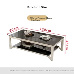 Fanshe Klub sto, 120x45x60 cm, Beli