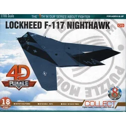 3D sestavljanka Lockheed F-117 Nighthawk vojaško letalo