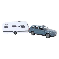 Kids Globe Traffic Volvo EX90 kov s prikolico 30cm