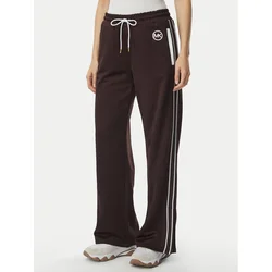 MICHAEL Michael Kors Spodnji del trenirke MR630Y0K8N Temno rjava Regular Fit