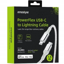 Innostyle Innostyle Usb-C Lightning Mfi Kabel Za Hitro Polnjenje Za Iphone Kevlar 2M