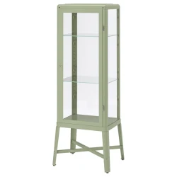 FABRIKÖR Vitrina, bleda sivozelena, 57x150 cm