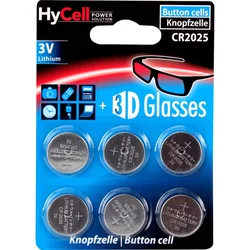 HyCell Gumbne celice CR 2025 Litijev HyCell CR2025 140 mAh 3 V 6 KOS