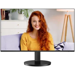AOC Monitor Q27B3CF2 27” IPS, 16:9, 2560×1440, 100Hz, 1ms, 300 cd/m2, 1500:1, HDMI, DP, USB Hub + USB Type C 65W, PbP, PiP, 5 W x 2, Ergonomic, Black, VESA 3y