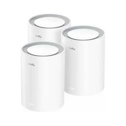 Whole Home Wi-Fi 6 Mesh System 2.5G Solution Cudy M3000 AX 3000 Dual Band(3-Pack)