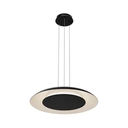 LED luster na sajli PIATTINO LED/30W/230V 2700/3200/4000K, prečnik 40 cm, crna