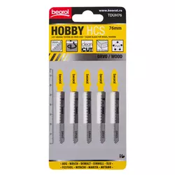 Testera ubodna za drvo uska hobi 76mm 5/1 TDUH76