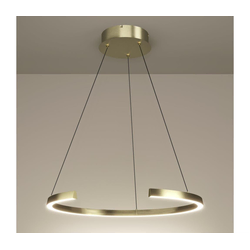 Eglo 390516 - LED prigušiva luster na sajli LABONETE LED/24,8W/230V zlatna + daljinski upravljač