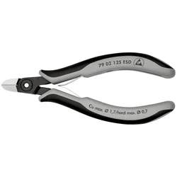 Stranske ščipalne klešče, precizne 125 mm, večkomponentni ročaji KNIPEX 83748