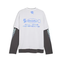 Majice Puma x Fast & Furious Ls Tee Puma White/ Dusky Gray XXL