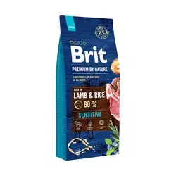 Brit Suva hrana za pse Premium by nature Sensitive, Jagnjetina, 15kg