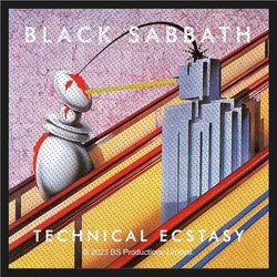 Black Sabbath Technical Ecstasy (Retail Pack) Našitek za šivanje 100 x 100 mm