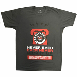 Radiohead Never Pick It Up Charcoal Grey L Majica