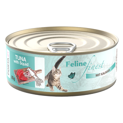 Feline Finest 6 x 85 g - Tuna s lignjom