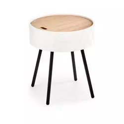 Konferencijski stočić AURA 45x38 cm beo/crn/bež