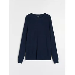 Sinsay - Osnovni pamukasti džemper - mornarsko