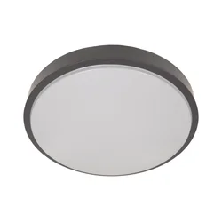Plafonska svetiljka sa senzorom WILTON 2xE27/60W/230V prečnik 33 cm antracit