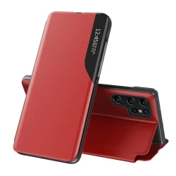 Etui Edge View za Samsung Galaxy S21 Ultra - rdeč