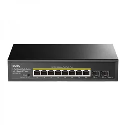 GS1018PS2 16-Port Gigabit PoE+ Switch with 2 Uplink Gigabit Ports and 2 Gigabit SFP Slots 200W