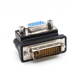 3G (74333) adapter DVI (muški) na VGA (ženski) ugaoni crni