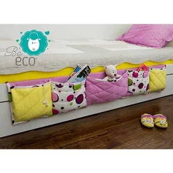 Be eco - Džepko krevet organizator - roze
