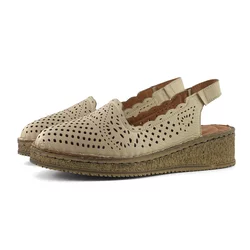 Mona Shoes Ženske cipele, Kožne, Bež
