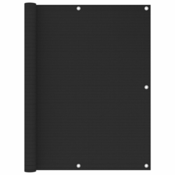 Balkonski zastor antracit 120 x 300 cm HDPE