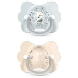 Suavinex Butterfly Wonderland SX Pro Physiological 0-6 m duda Blue+Cream 2 kos