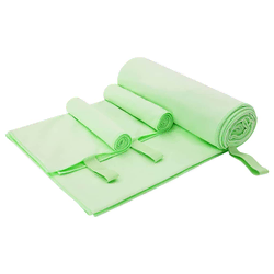 Set sportskih ručnika 3 pcs Zelena Polyester i Polyamid
