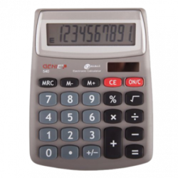 GENIE kalkulator 540 - GE 10272 (Sivi) Kalkulator stoni, Siva