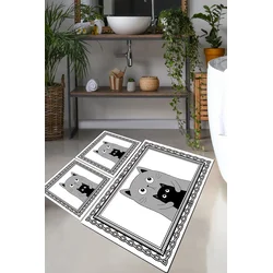 Lessentiel Maison Set 3 prostirke za kupatilo Šareni