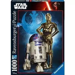 Ravensburger puzzle Disney - Star Wars - R2-D2 1000 delova RA19682