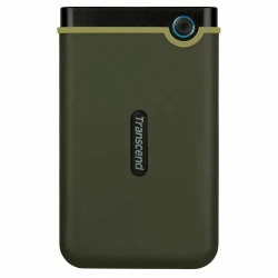 Transcend zunanji trdi disk 25M3G 2 TB, 2,5, USB 3.1/3.0, vojaško zelen (TS2TSJ25M3G)