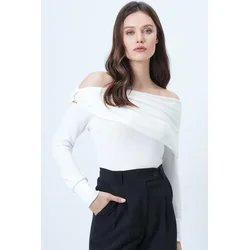 Trend Alacati Stili Ženska bluza Alc-X14557, Krem