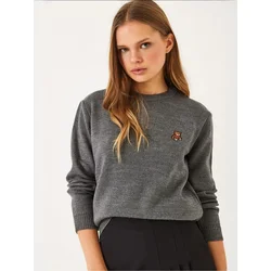 Bianco Lucci Pulover Pullover temno siva